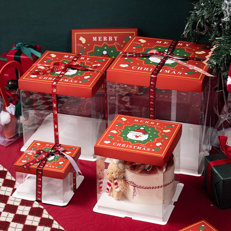 圣诞节生日蛋糕包装盒零食礼盒