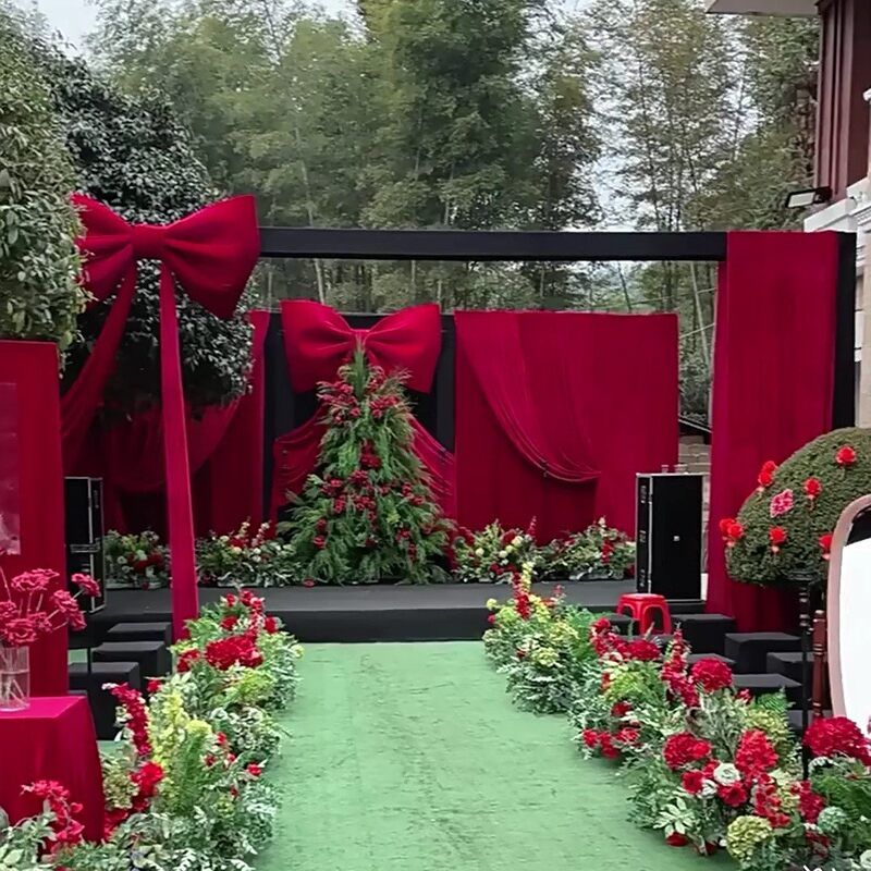 巨大型蝴蝶结装饰摆件婚庆拍摄道具订婚结婚背景装饰圣诞树挂件