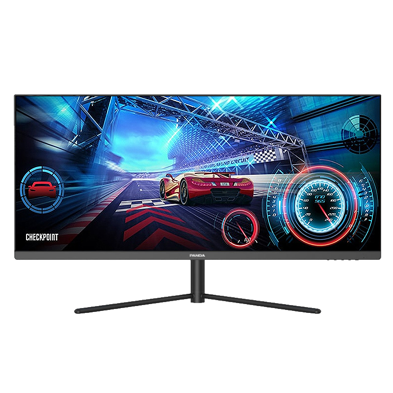 熊猫35英寸准4K180Hz升降旋转电竞带鱼屏144Hz曲面直面2K显示器34
