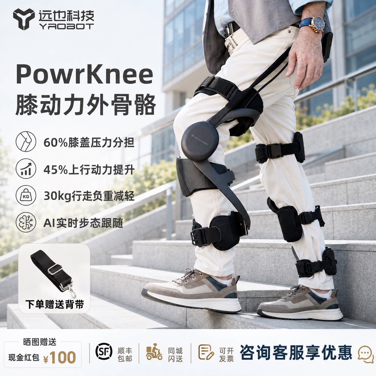 Powrknee膝动力智能外骨骼