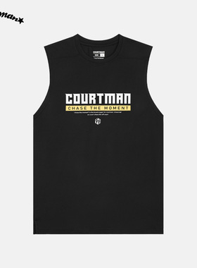 COURTMAN投篮背心运动速干透气坎肩美式篮球训练健身跑步无袖T恤