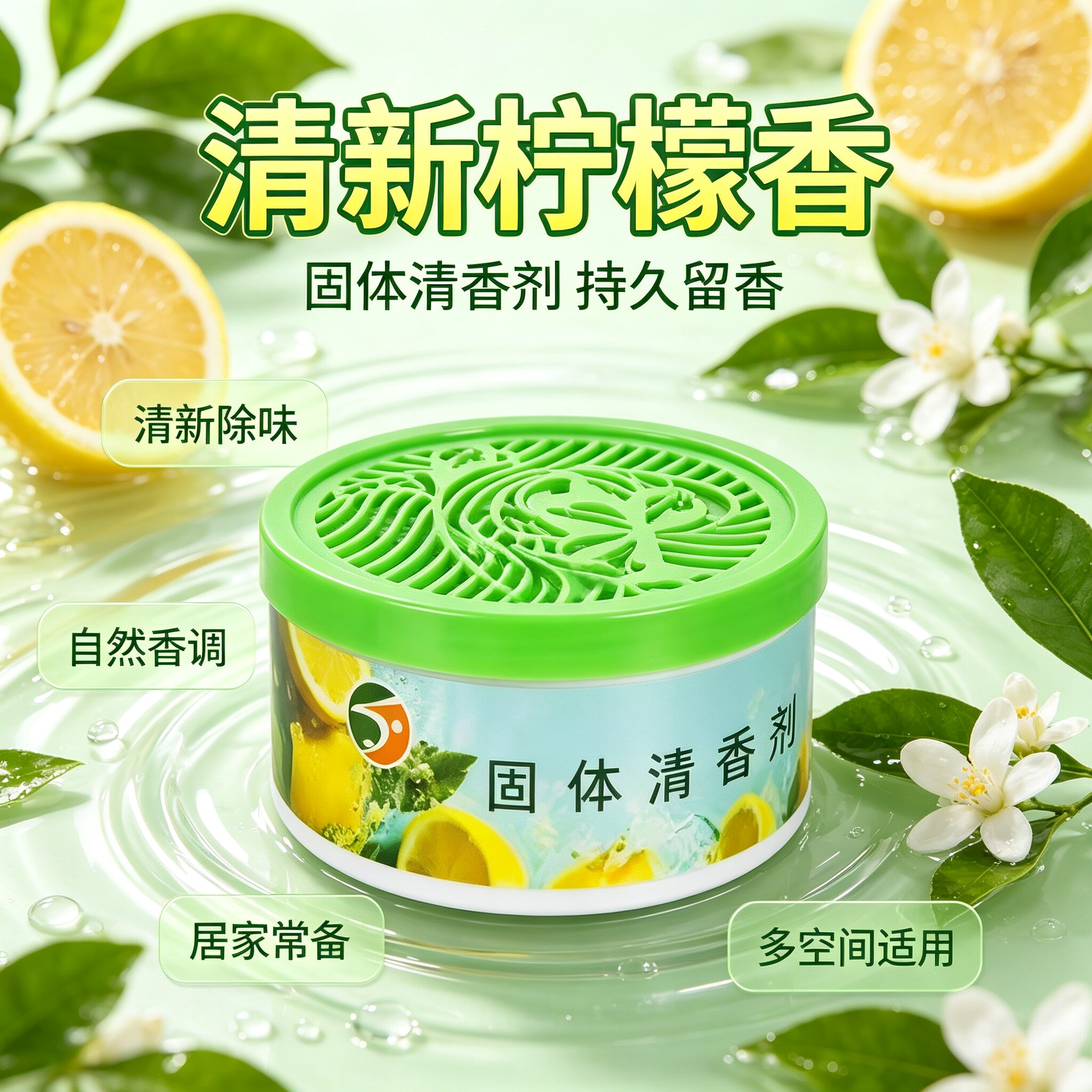 固体清香剂家用室内香薰 持久留香卧室客厅卫生间除异味清新香膏图片