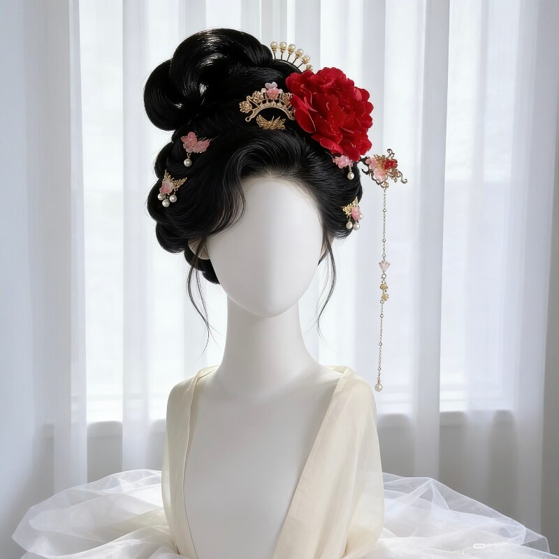 梦金陵鞠婧祎同款粉色套装古装