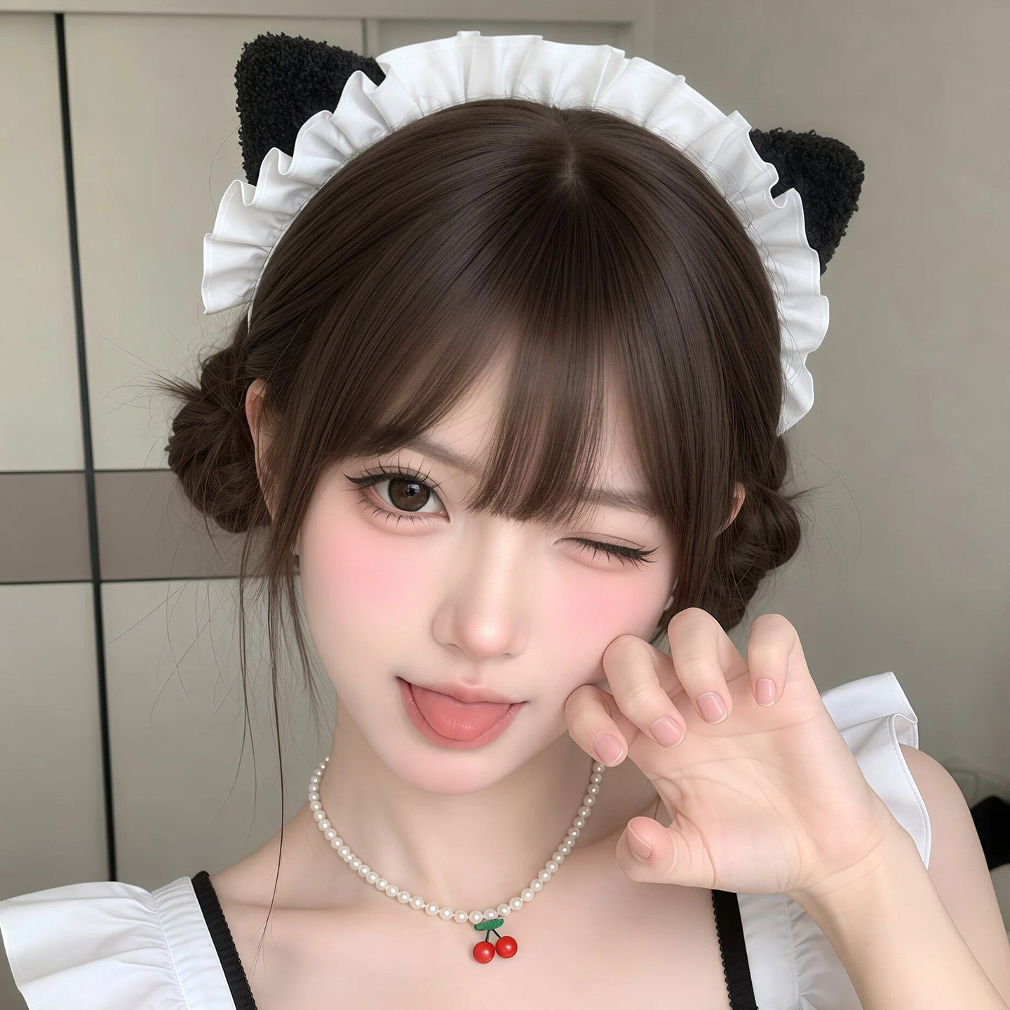 可爱猫耳朵头饰发箍女洛丽塔