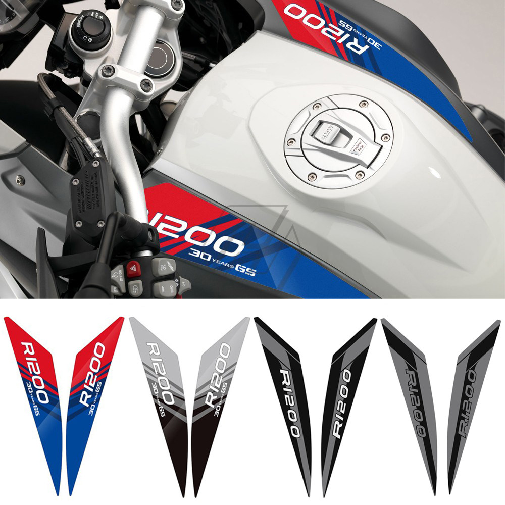 适用宝马 水鸟 R1200GS LC 2013-2016 油箱侧板贴纸 油箱侧板贴花 - 实物图