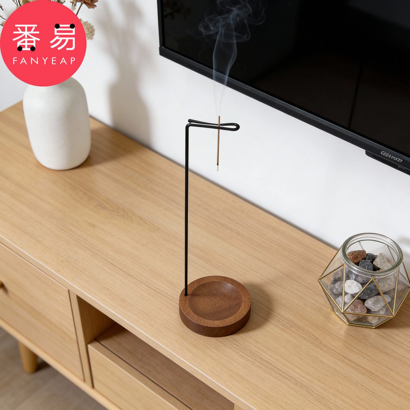 香插/倒挂A1pn088-家用客厅室内倒挂香器香插香座点香座摆件