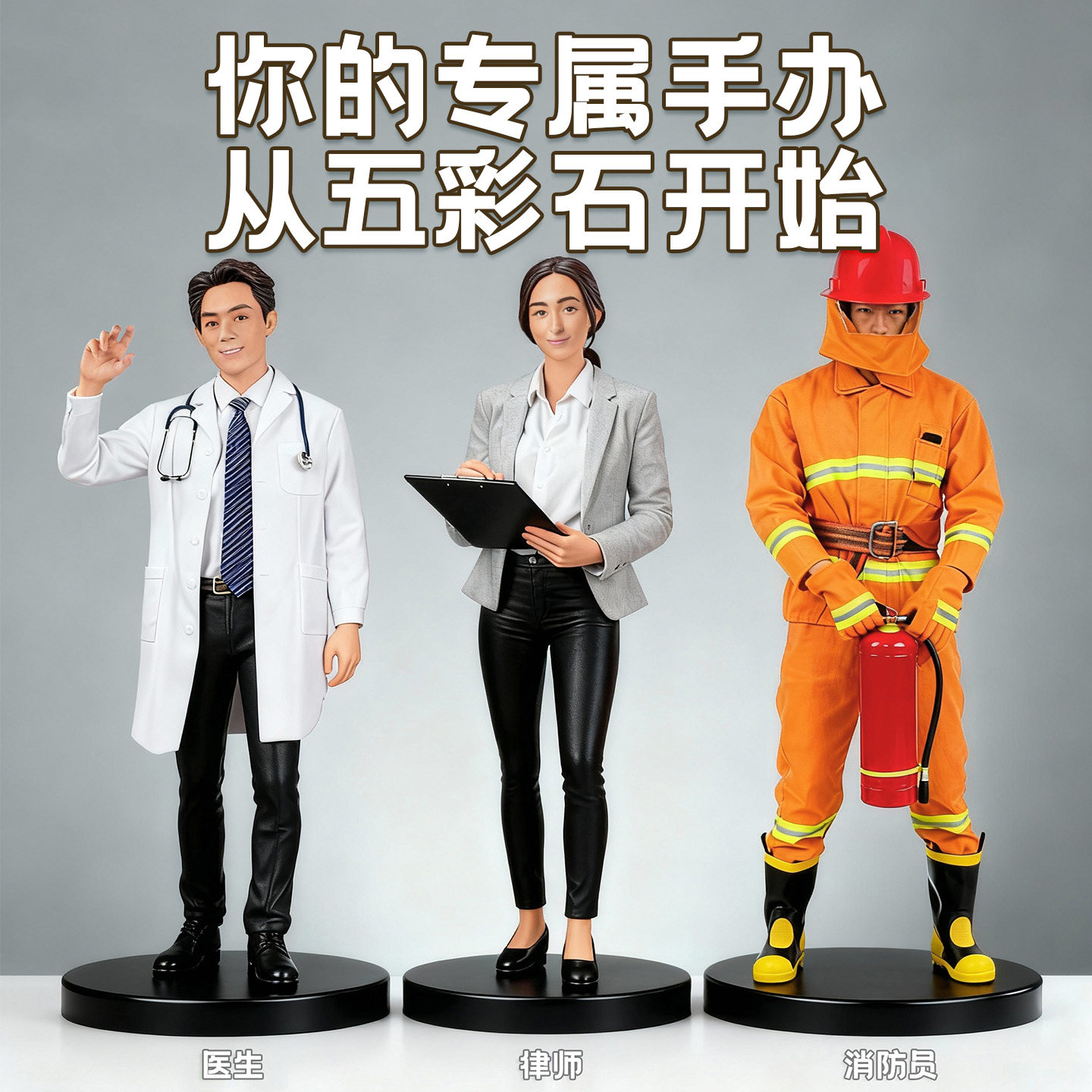 3D真人手办照片定制生日礼物