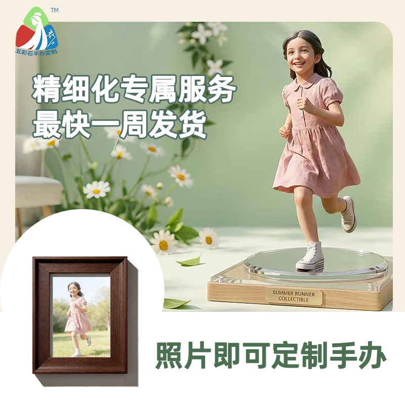 照片定制真人手办3D打印人偶塑像雕像模型立体纪念留存礼物送礼