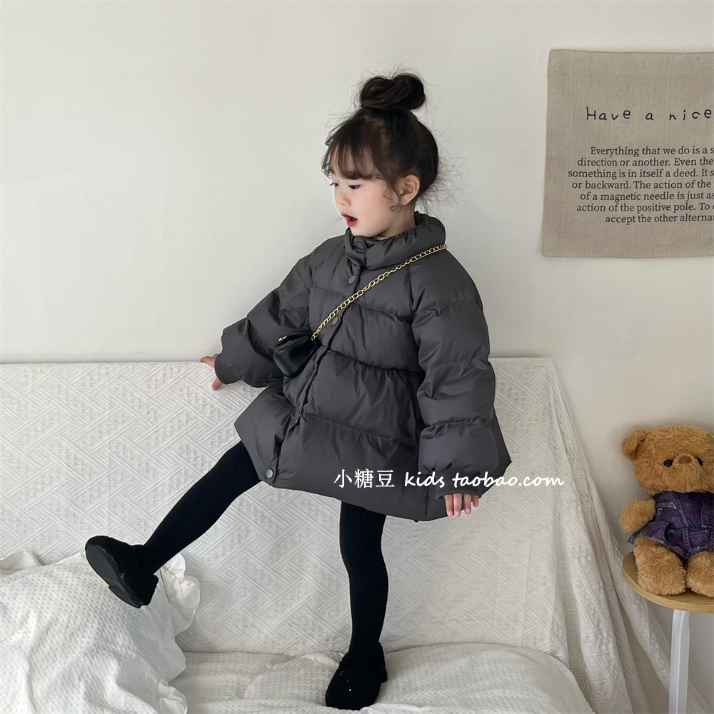女童蓬蓬羽绒服外套娃娃衫