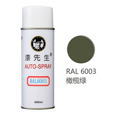 漆先生RAL6000/6001/6002/6003/6004/6005/6006/6007自喷漆RAL600