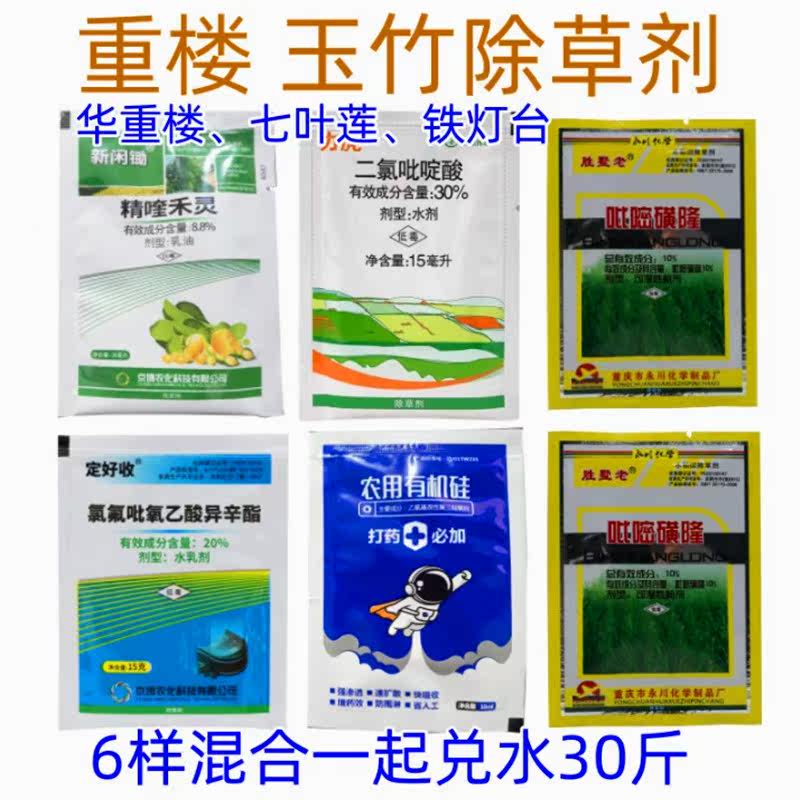 重楼苗后除草剂玉竹七叶莲铁灯台