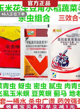 小菜蛾杀虫剂组合套餐菜青虫螟虫