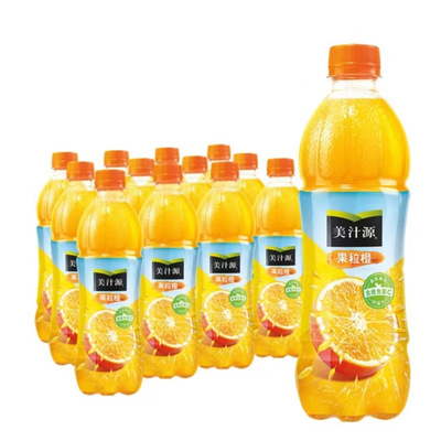 美汁源果粒橙450ml*12瓶橙汁饮料