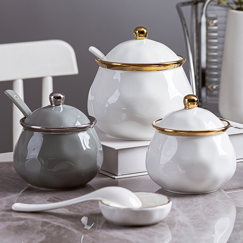 半物生活陶瓷辣椒罐装油罐猪油罐