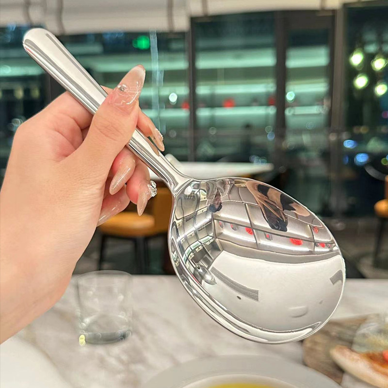 T饭勺/大A1pq801-面粉勺家用大饭勺酒店用公勺分菜勺米饭分餐盛饭,餐饮具,西餐勺,淘宝优惠券,粉丝福利购,淘宝优惠卷