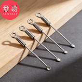 挖耳勺耳扒工具 掏耳朵勺钥匙扣挂件便携式 耳勺 挂件A1pq301