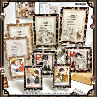 【卡米踪】零度咖啡 谷美亚克力摇摇乐粒粒卡框拍立得杯垫收纳框