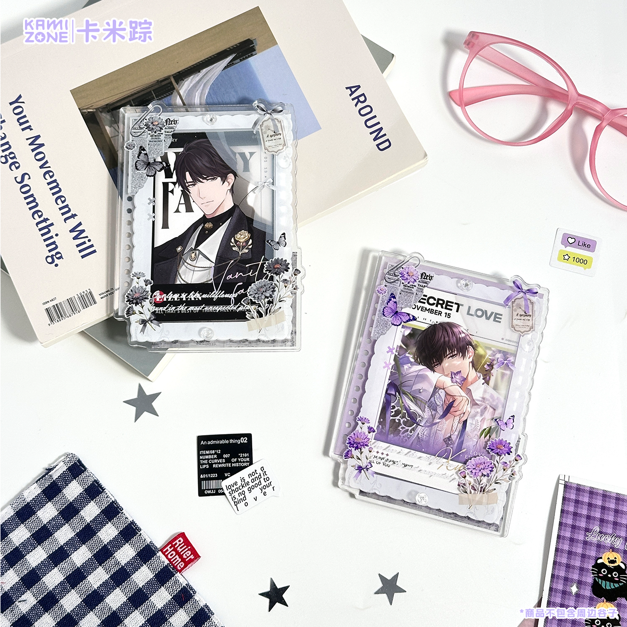 【卡米踪】拾光手札 3/3.5寸小框韩娱小卡谷美亚克力框拍立得收纳,模玩/动漫/周边/娃圈三坑/桌游,谷美,淘宝优惠券,粉丝福利购,淘宝优惠卷