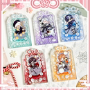 谷美亚克力摇摇乐粒粒卡框拍立得杯垫收纳框 雪花御守 卡米踪