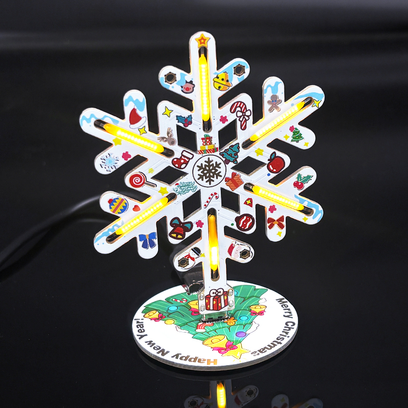 【送礼首选】圣诞雪花氛围灯摆件