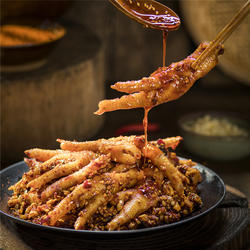 【乐山九妹凤爪官方店】蒜香凤爪 450g 乐山府街鼓楼街网红小吃