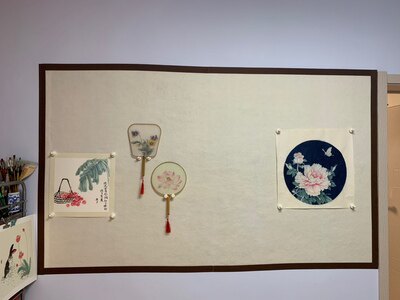 软铁板吸磁性毛毡墙贴磁铁性书画书法展示教学磁铁固定国画板墙纸