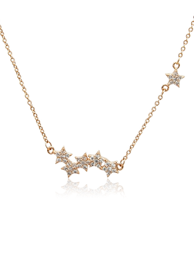 Chomel新加坡银河项链轻奢小众气质锁骨链七夕生日礼物送女友2196