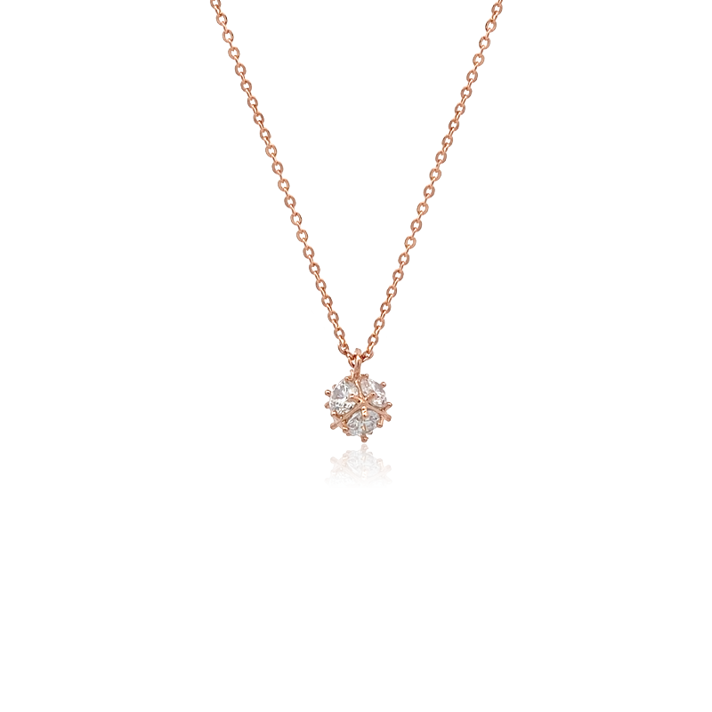 Chomel璀璨圆球吊坠项链