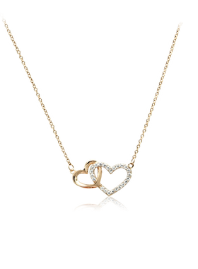 Chomel心心相依项链新加坡原创轻奢项链礼物吊坠七夕送女友2193