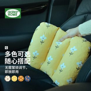 清新座椅护腰垫车载腰靠汽车腰枕车用透气靠背垫靠垫靠枕布艺四季