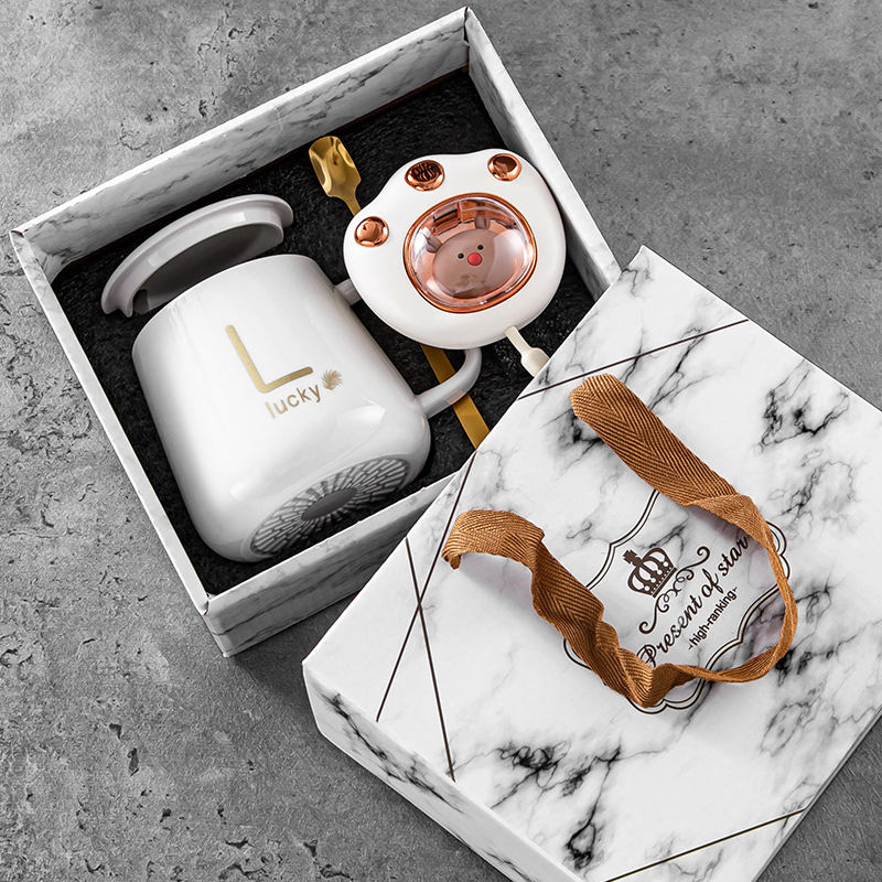 杯子伴手礼定制logo创意毛巾暖手宝活动小礼品开业礼盒美容院赠品