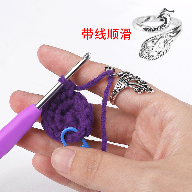 钩针带线指套戒指工具