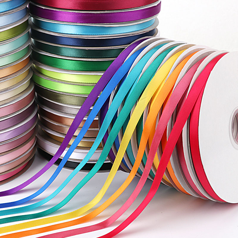 1cm高密彩带缎带礼盒鲜花彩带