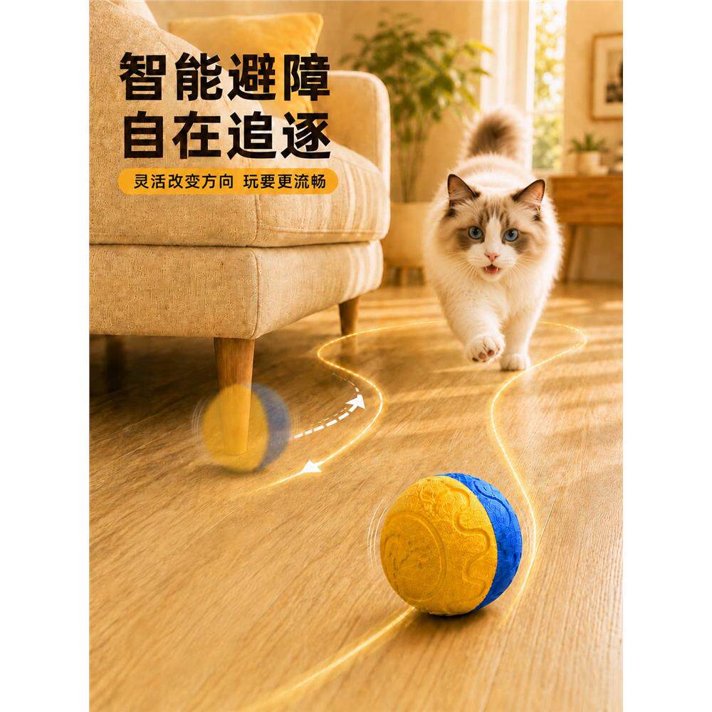 猫咪自动玩具加厚耐摔自