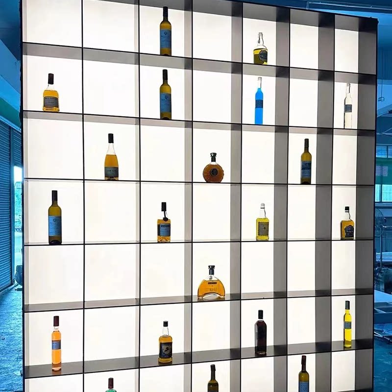 亚克力导光板客制化酒柜图片
