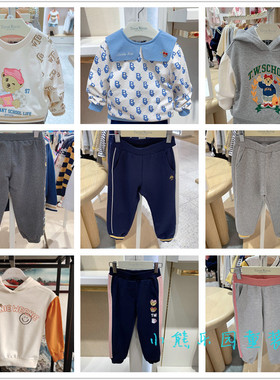 新款女童春秋纯棉洋气长袖卫衣TKMW223852A女宝宝卫裤长裤子