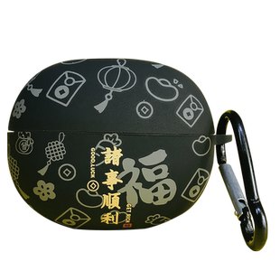 适用于倍思Airgo as01耳夹耳机保护套Baseus倍思airgoas01耳机壳tpu软壳水贴卡通创意小清新开放式保护壳新款