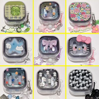 适用三星buds4pro耳机壳samsung Galaxy buds4 pro蓝牙耳机套透明软壳2026新品galaxybuds4pro保护套Diy可爱