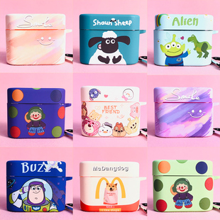 适用于弱水时砂Earfree i5保护套Roseselsa Earfreei5蓝牙耳机壳时沙i5蓝牙耳机套外壳创意可爱卡通ins软壳