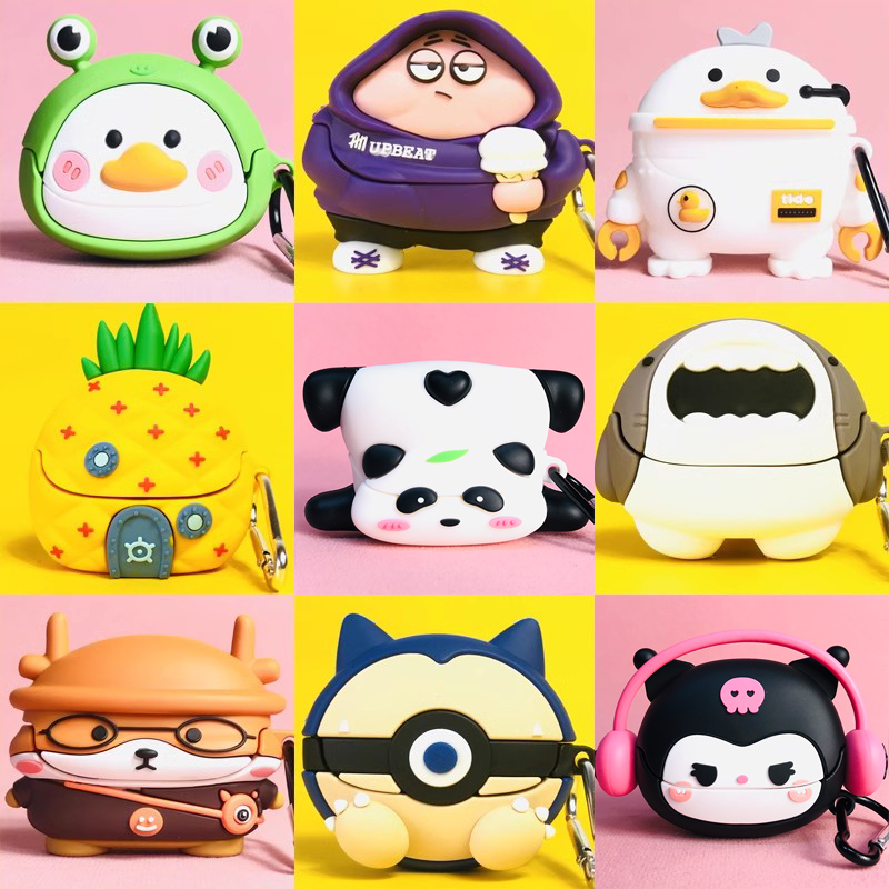 适用xiaomi小米buds4pro真无线蓝牙耳机套降噪耳机buds4 pro保护套卡通硅胶软壳buds 4pro耳机仓外盒创意可爱