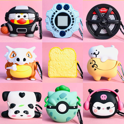 适用oppo Enco Air3蓝牙耳机套oppoencoR2保护套可爱卡通oppo encoair3耳机壳硅胶软壳新款oppoAir3耳机盒ins