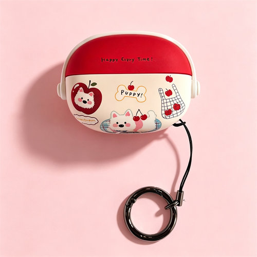 红盖小狗适用Shokz韶音动钛圈OpenDots ONE E310耳夹耳机保护套SHOKZ Opendots ONE耳机壳新品E310外壳可爱