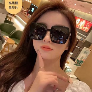 山姆优选高清偏光镜TR大框太阳眼镜女防紫外线圆脸显瘦开车防晒墨