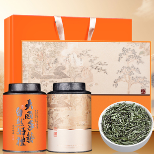 音朗 茶叶绿茶新茶2025明前一级头采毛尖茶叶送礼礼盒装250g