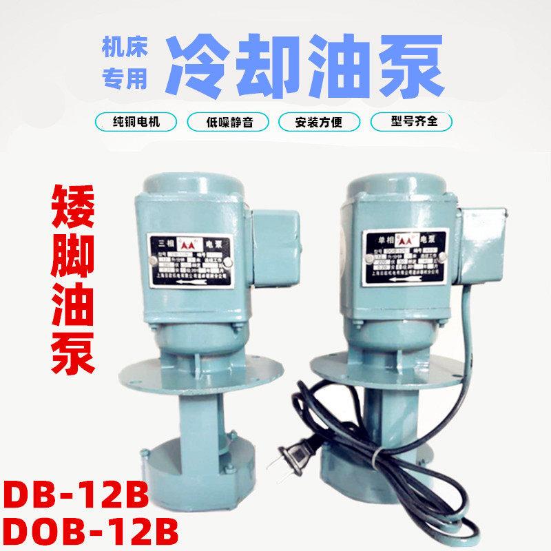 新款上海日歆机床冷却泵单相电泵 DB-12B DOB-12B矮脚机床油泵油