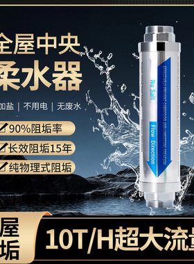 全屋中央柔水器阻垢过滤器大流量