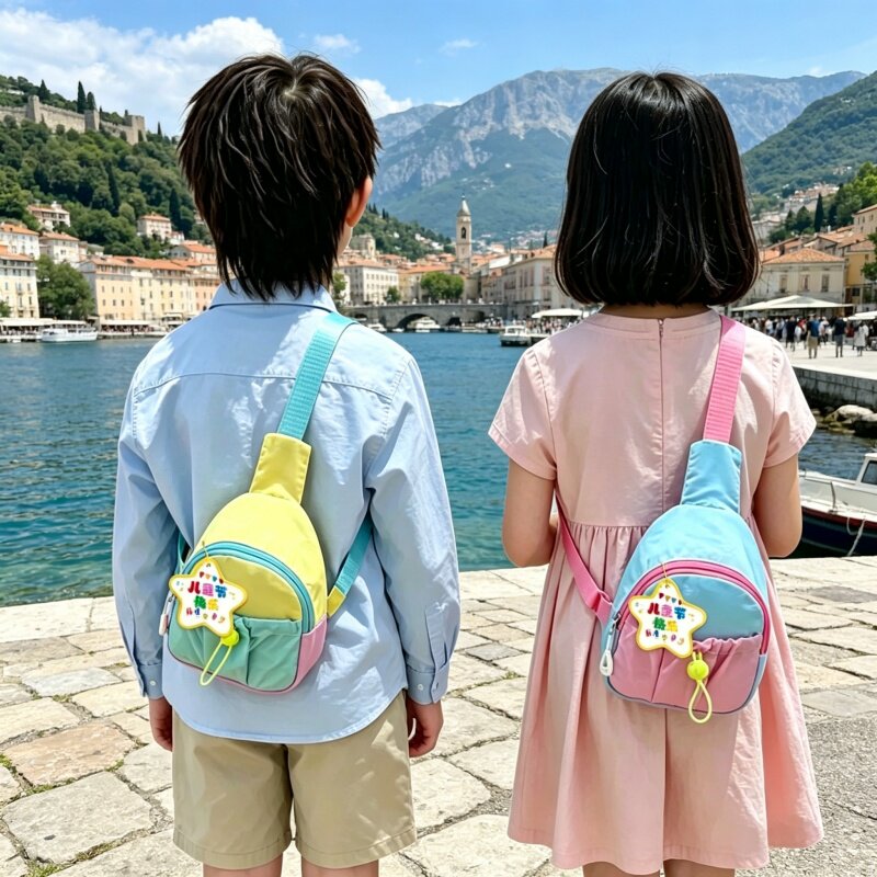 幼儿园儿童收纳包时尚女孩斜挎包帅气男童宝宝2026新款外出收纳袋