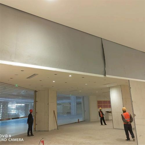 防火硅胶布活动式卷帘电动挡烟垂壁