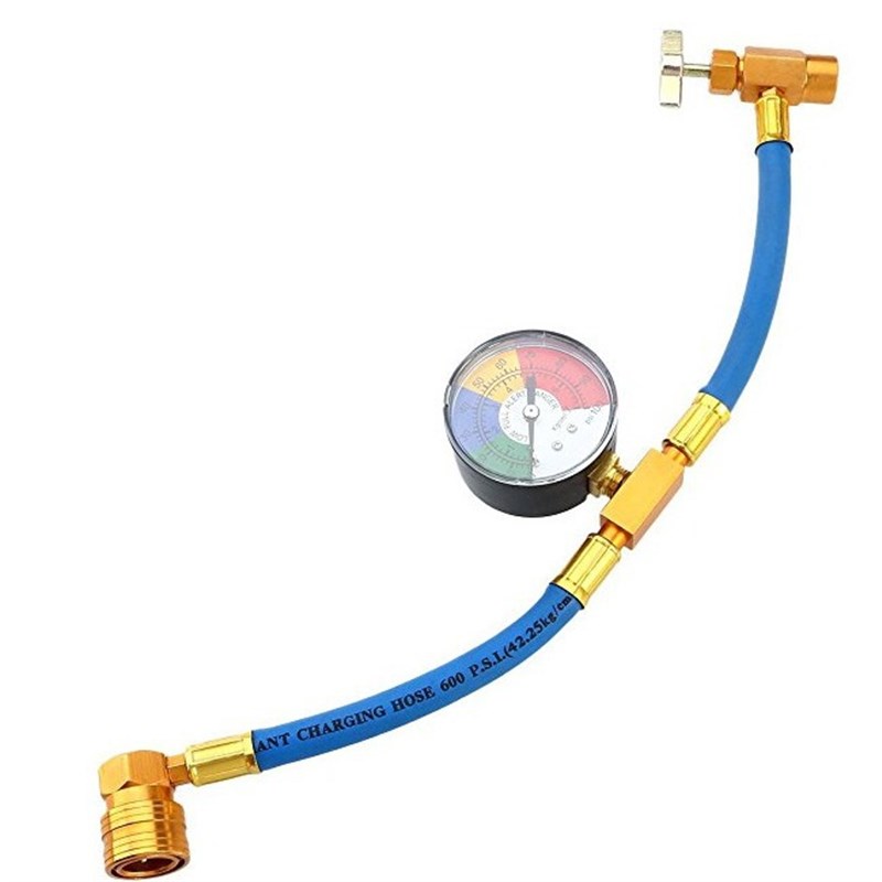 R134A汽车空调制冷剂检测补充管加氟管欧美1/2ACME开瓶器AL801G50