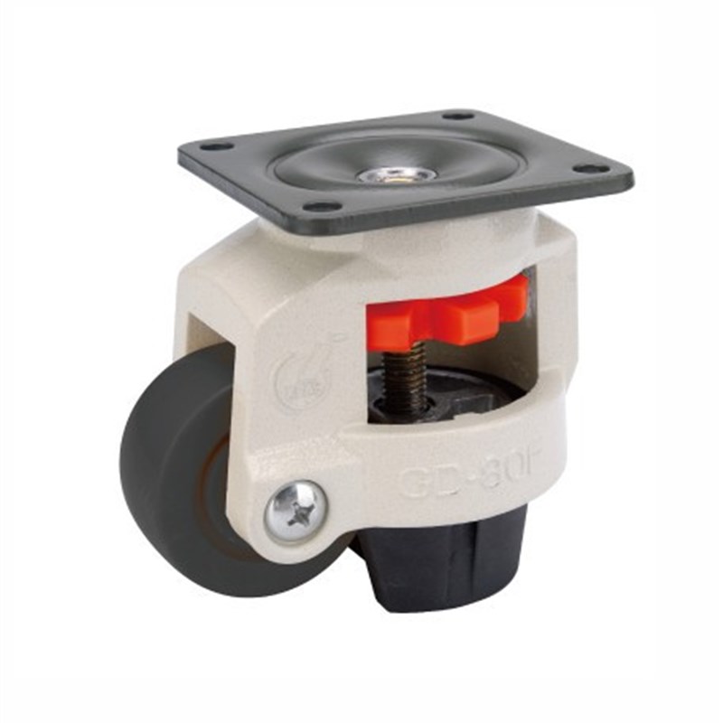 GD40F/60F/80F/100F/120F平板福马轮水平调节支撑脚轮